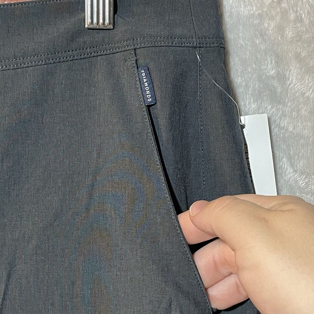 7 Diamonds Aeroplane Hybrid Stretch Performance 10” Chino Shorts Men’s 36 Gray - Picture 2 of 16